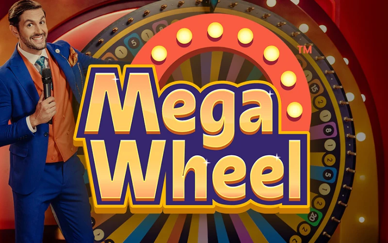 Spin the Mega Wheel live game show at 1Win.